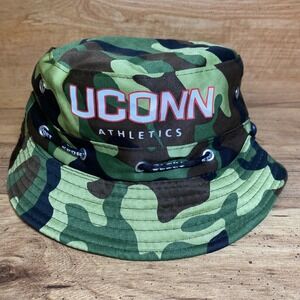 UConn Huskies Athletics Sport Camo Fishing Beach Gameday Hat Adult S/M